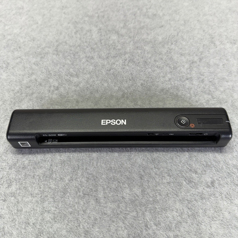 Epson WorkForce ES-60W Wireless Portable Color Document Scanner For Parts